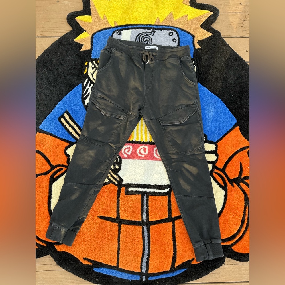 Black jogger pants Zara